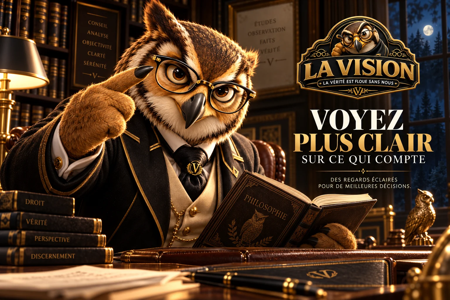 Publicité La Vision : Voyez plus clair