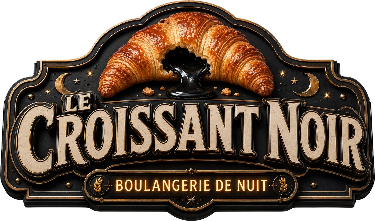 Logo de l’enseigne Le Croissant Noir
