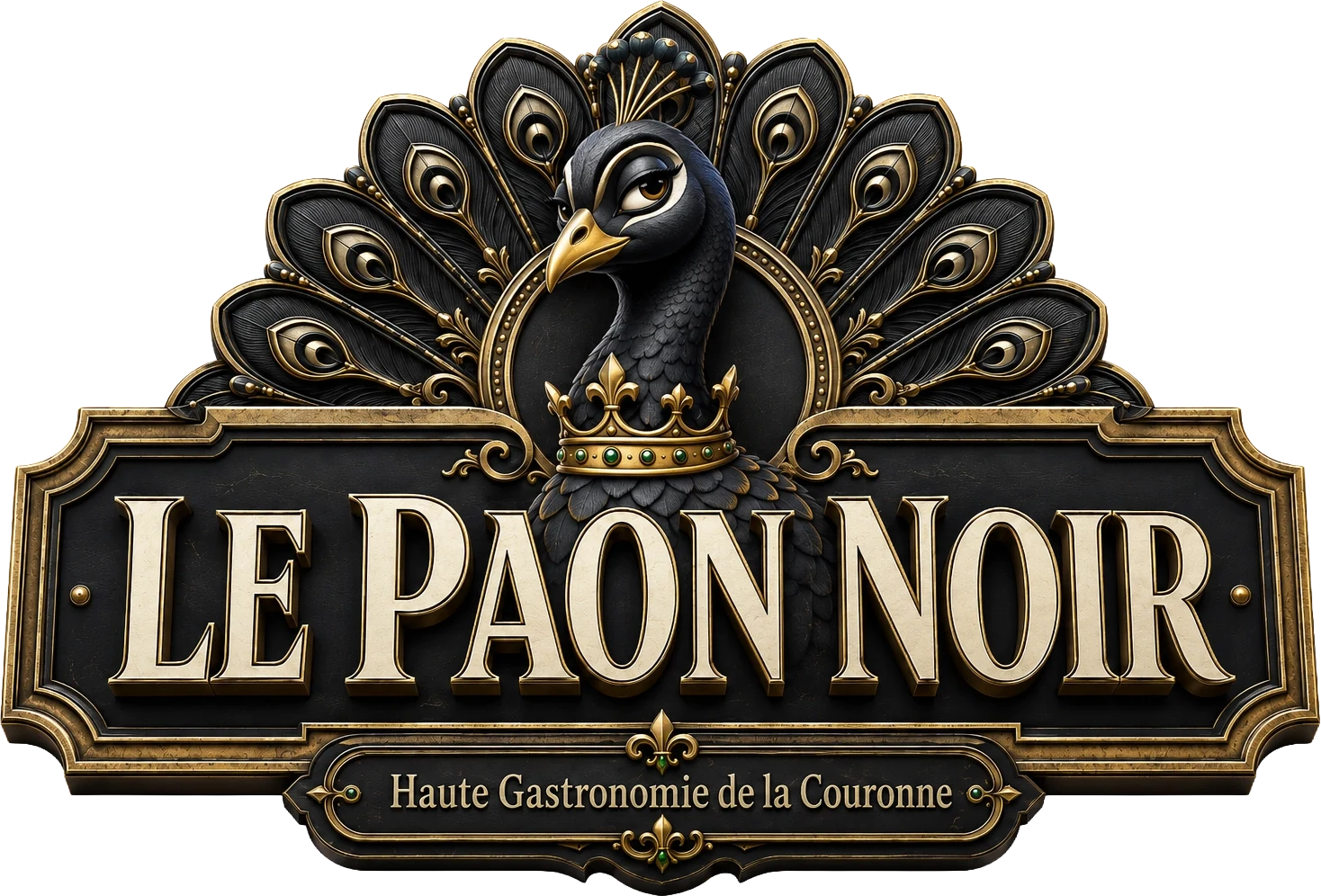 Logo de l’enseigne Le Paon Noir